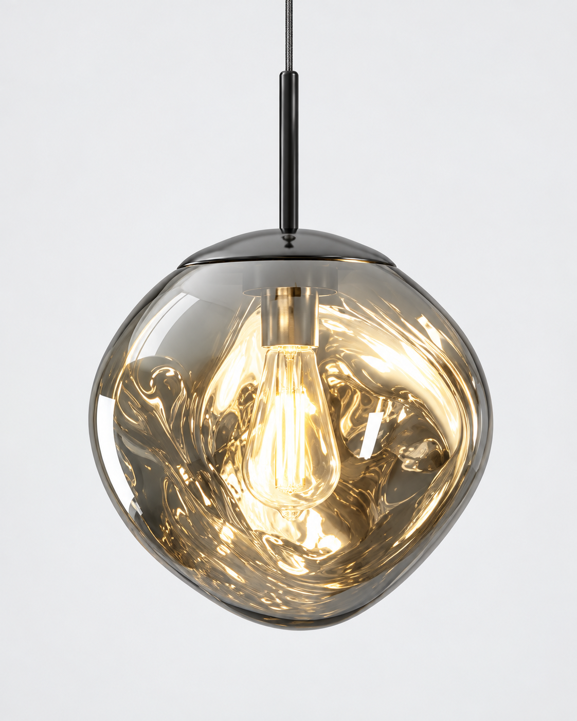 Sculptural Mirror Glass Pendant Light | Veyra