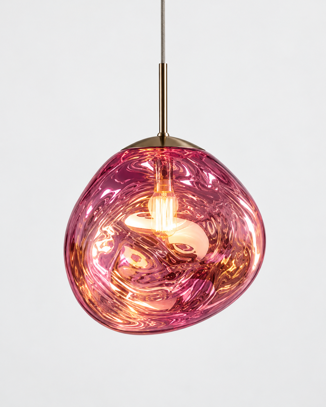 Sculptural Mirror Glass Pendant Light | Veyra