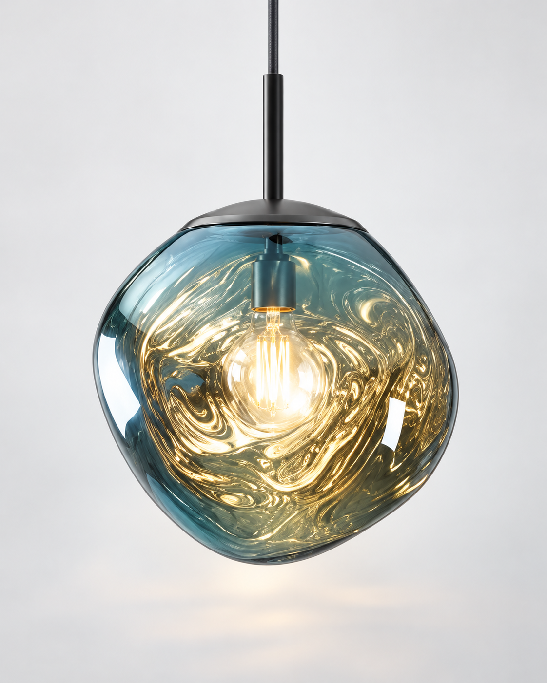 Sculptural Mirror Glass Pendant Light | Veyra