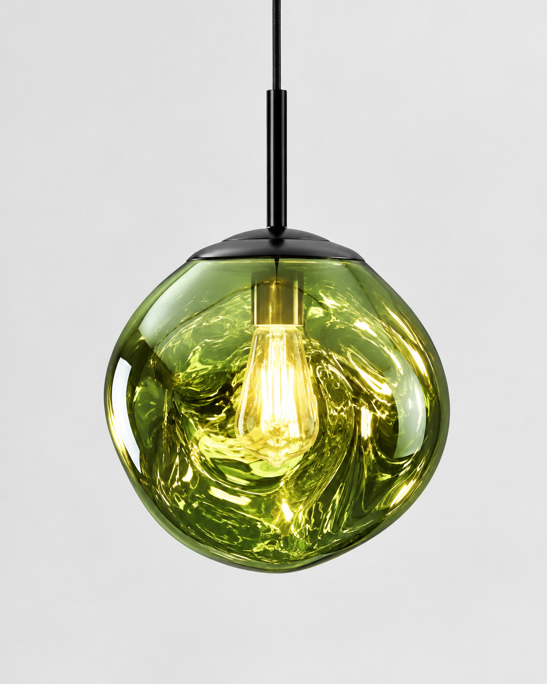 Sculptural Mirror Glass Pendant Light | Veyra