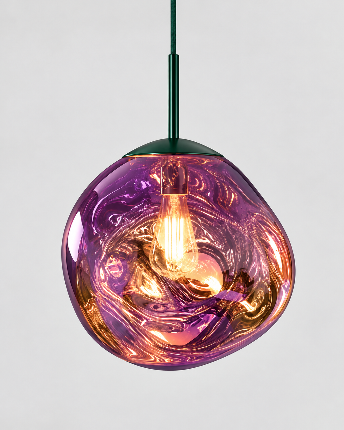 Sculptural Mirror Glass Pendant Light | Veyra