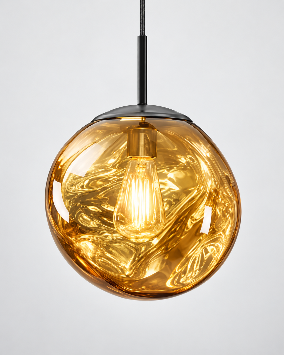 Sculptural Mirror Glass Pendant Light | Veyra