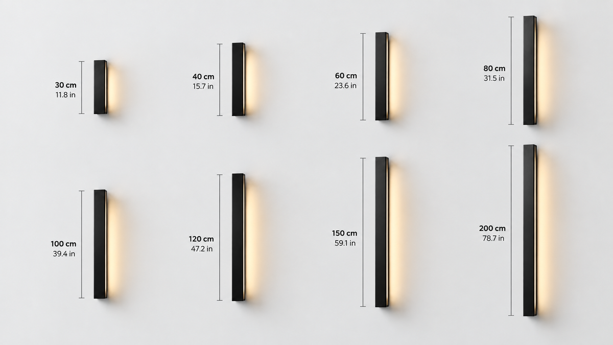 Linear Color Led Png Outdoor Wall Sconce – Modern Linear LED Outdoor Wall Light