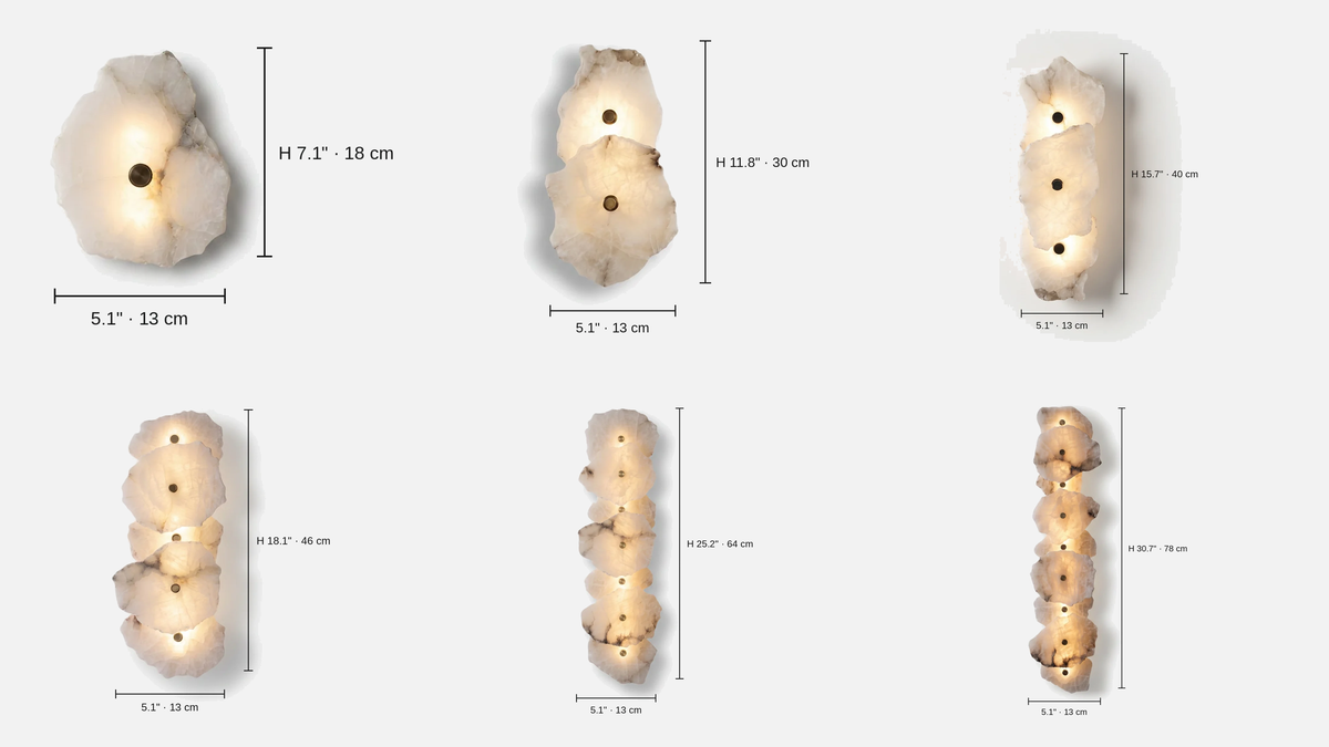 Solenne | Raw Alabaster Wall Sconce