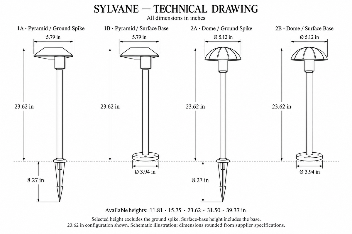 Aluminum LED Garden Path Light | Sylvane
